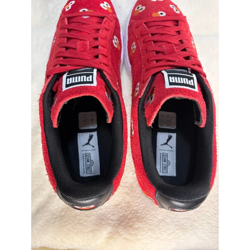 Puma x Sesame‎ Street Suede 50th Anniversary Elmo Sneakers Mens 10 Excellent